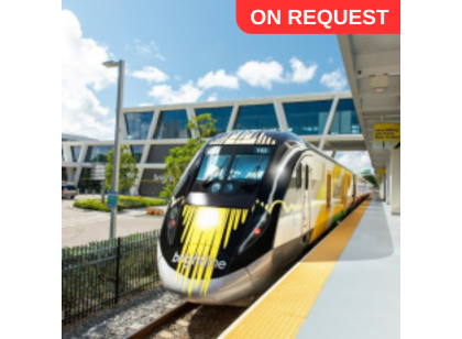 BRIGHTLINE TRAIN - (SAÍDAS DE FORT LAUDERDALE PARA ORLANDO)